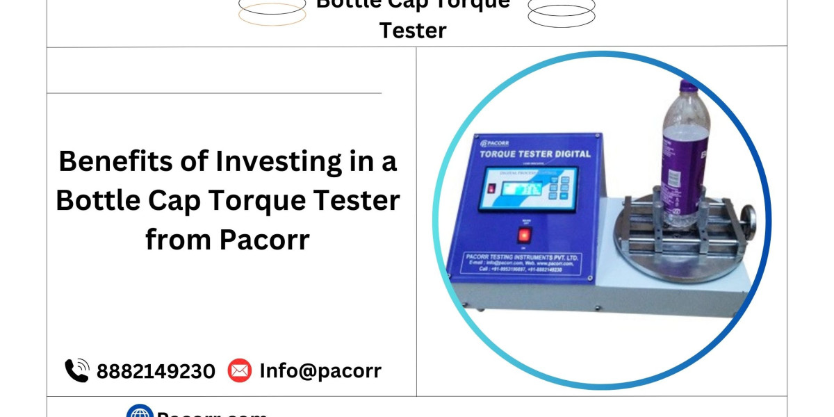 Achieve Perfect Seals with Pacorr’s Bottle Cap Torque Tester